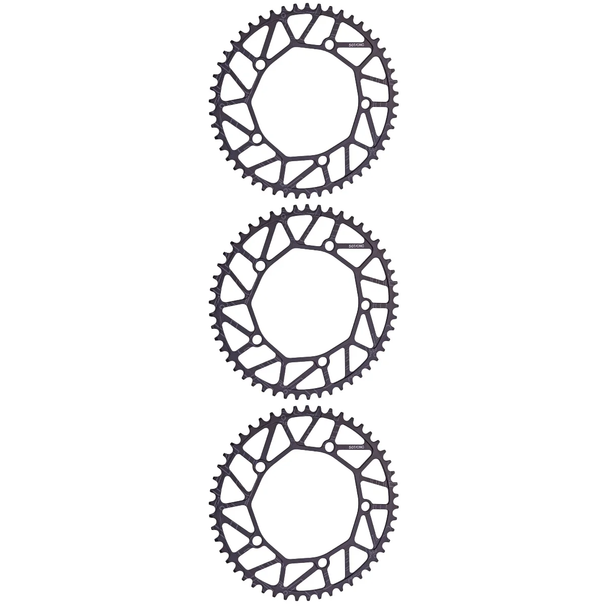 3 pcs Gear 50t Crown Crankset Single Tooth Plate Parts 130mm Bcd Chain Wheel Accessories (Black)
3 pcs Gear 50t Crown Crankset Single Tooth Plate Parts 130mm Bcd Chain Wheel Accessories (Black)