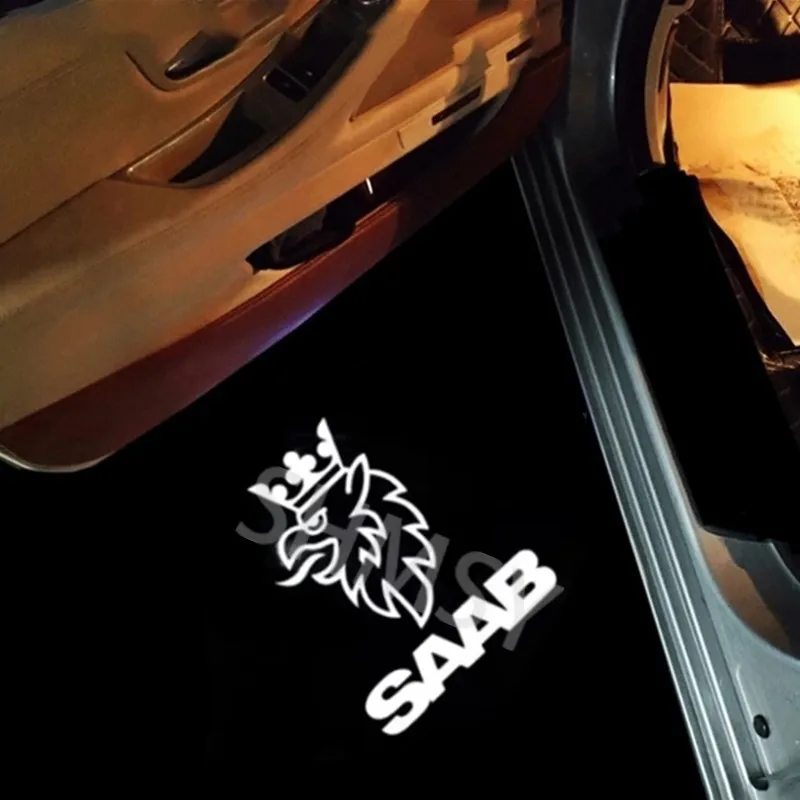 2 шт. для Saab 9-5 1998 1999 2000-2011 9-3 93 2003-2012 Saab светодиодные дверные приветственные огни проектор Ghost Shadow лампы аксессуары 
2 шт. для Saab 9-5 1998 1999 2000-2011 9-3 93 2003-2012 Saab светодиодные дверные приветственные огни проектор Ghost Shadow лампы аксессуары