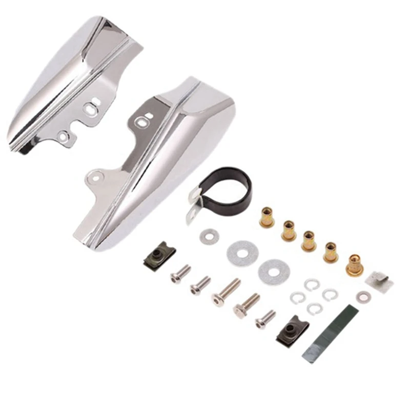 1 комплект для туристической улицы Electra Glide Road King FLHR 2001-2008 Серебряный Средний двигатель средней стойки дефлектор воздуха теплозащитные аксессуары 
1 комплект для туристической улицы Electra Glide Road King FLHR 2001-2008 Серебряный Средний двигатель средней стойки дефлектор воздуха теплозащитные аксессуары