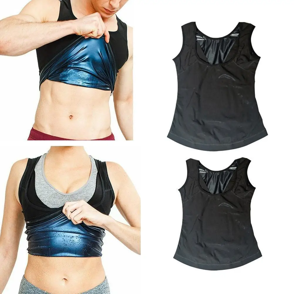 Men Sweat Suit Blend Cotton Sauna Vest Body Shapers Vest Waist Trainer Slimming Vest Shapewear Waist Shaper Corset Black 
Men Sweat Suit Blend Cotton Sauna Vest Body Shapers Vest Waist Trainer Slimming Vest Shapewear Waist Shaper Corset Black
