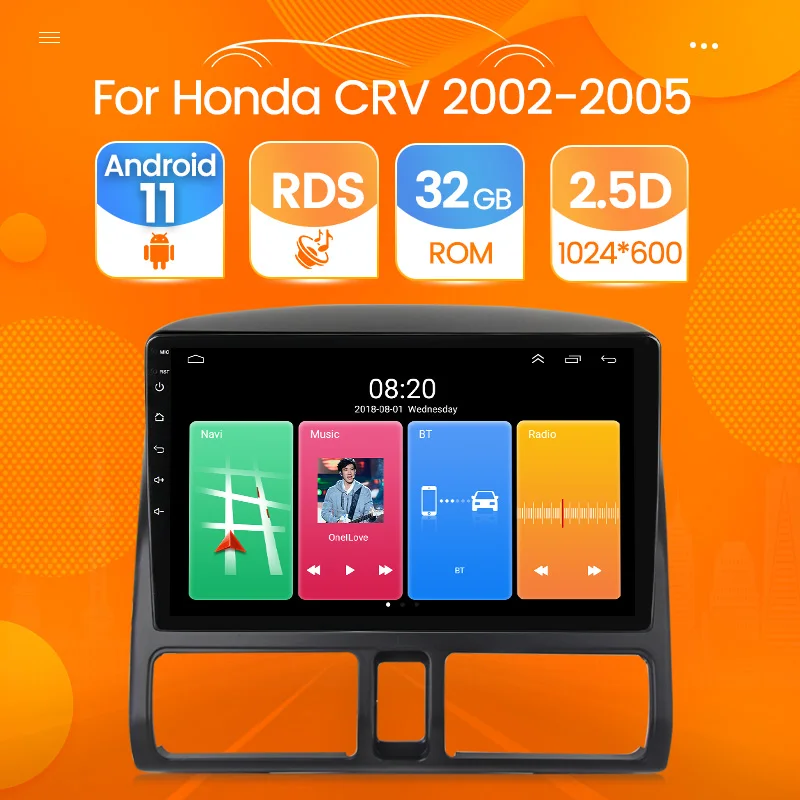 Автомагнитола 2 din, мультимедийный плеер на платформе Android 11, 2 ГБ + 32 ГБ, для Honda CRV 2002, 2003, 2004, 2005, GPS-навигатор, разъем 2 din, dvd, подключение к зеркал...
Автомагнитола 2 din, мультимедийный плеер на платформе Android 11, 2 ГБ + 32 ГБ, для Honda CRV 2002, 2003, 2004, 2005, GPS-навигатор, разъем 2 din, dvd, подключение к зеркал...