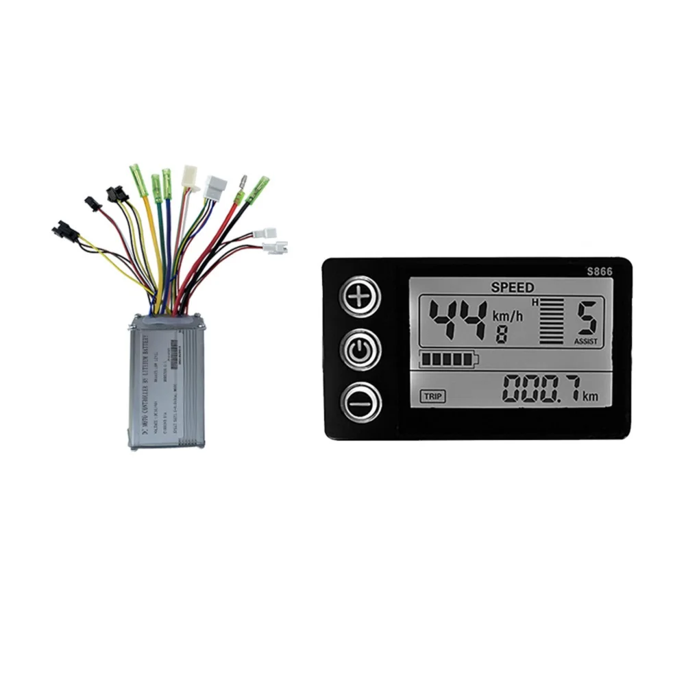 LCD-S866 Display IP65 Portable Segment Black Brushless DC Controller Kit Display E-Bike Electric Bike LCD-S866
LCD-S866 Display IP65 Portable Segment Black Brushless DC Controller Kit Display E-Bike Electric Bike LCD-S866