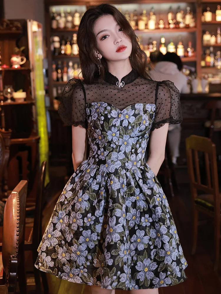 Small evening dress dress, feminine temperament, French style, can be worn on ordinary occasions, light luxury, niche, high-end
Small evening dress dress, feminine temperament, French style, can be worn on ordinary occasions, light luxury, niche, high-end