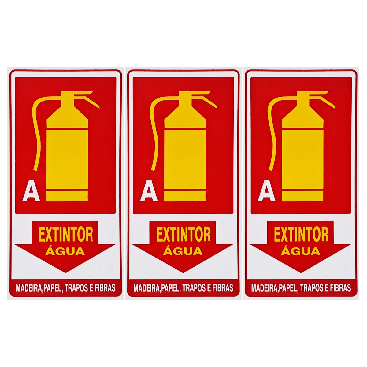 Combo 3 Signs Water Fire Extinctor Wood, Paper, Rags And Fibers 15X30 Access-X-702 F9e
Combo 3 Signs Water Fire Extinctor Wood, Paper, Rags And Fibers 15X30 Access-X-702 F9e