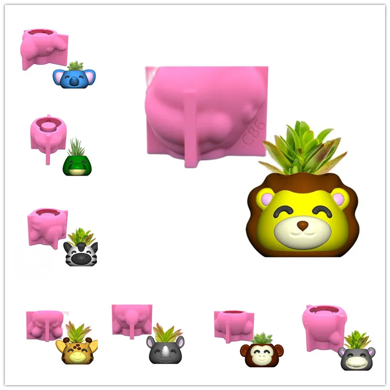 Grassland Animals Silicone Mold for Handmade Desktop Decoration Gypsum Epoxy Resin Pen Holder Flower Pot Micro-landscape Mould
Grassland Animals Silicone Mold for Handmade Desktop Decoration Gypsum Epoxy Resin Pen Holder Flower Pot Micro-landscape Mould