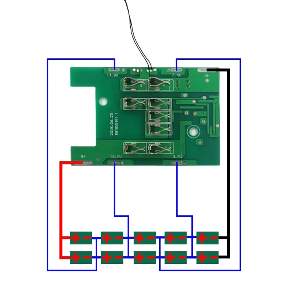 For Mkt 18V BL1813G BL1811G BL1815G Lithium-ion Battery Box Plastic Case 10 Core Pcb Board Housings BL1830G 3.0Ah 6.0Ah
For Mkt 18V BL1813G BL1811G BL1815G Lithium-ion Battery Box Plastic Case 10 Core Pcb Board Housings BL1830G 3.0Ah 6.0Ah