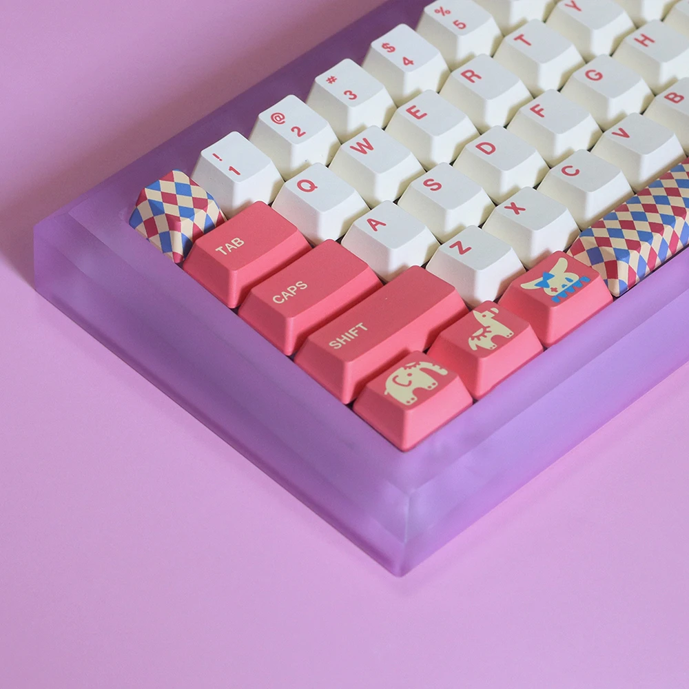 173 Keys Personalise Circus Theme Cherry Profile Keycaps Custom Sublimation PBT Keycaps for Cherry Mx Mechanical Keyboard
173 Keys Personalise Circus Theme Cherry Profile Keycaps Custom Sublimation PBT Keycaps for Cherry Mx Mechanical Keyboard