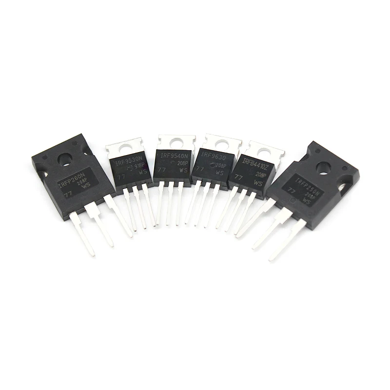 5PCS Power Mosfet Transistors set IRFB4110 IRFB4410 IRFP3710 IRFP250 IRFP260 IRFP460 IRFP064 TO-220 TO-247 electronic components
5PCS Power Mosfet Transistors set IRFB4110 IRFB4410 IRFP3710 IRFP250 IRFP260 IRFP460 IRFP064 TO-220 TO-247 electronic components