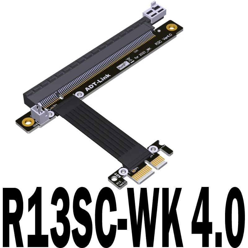 

Удлинительный кабель для видеокарты без USB PCIe 4,0x16 до x1, карта N, полная скорость совместима с PCIe 4,0x1 gen4 ; 16G/bps (макс.)