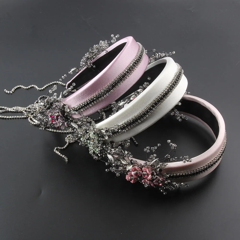 Handmade Luxury Hair Accessories Zircon Long Tassel Hair Hoop Fairy Ceramic Flower Crystal Rhinestones Dance Bridal Headband 426
Handmade Luxury Hair Accessories Zircon Long Tassel Hair Hoop Fairy Ceramic Flower Crystal Rhinestones Dance Bridal Headband 426