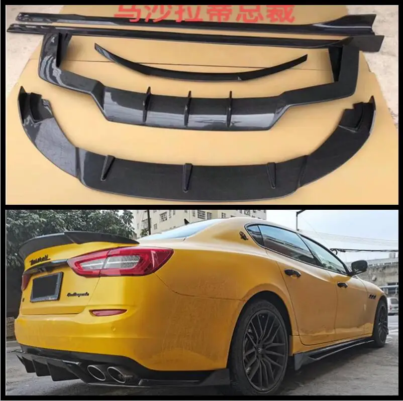 Carbon Fiber Front Bumper Lip Rear Spoiler Trunk Diffuser Side Skirt Body Full Kit For Maserati Quattroporte 2013-2021
Carbon Fiber Front Bumper Lip Rear Spoiler Trunk Diffuser Side Skirt Body Full Kit For Maserati Quattroporte 2013-2021