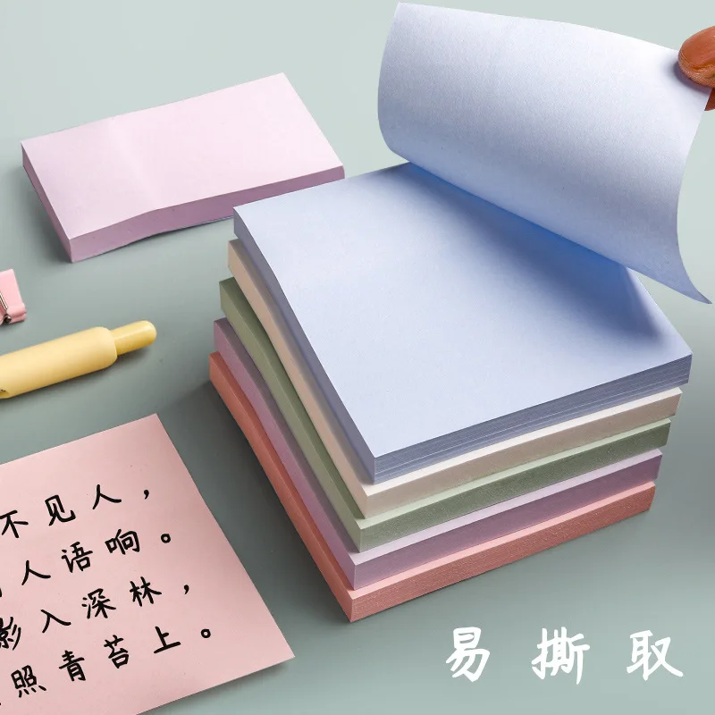 

400/80 Sheets Posted It Sticky Notes for Books Notepads Posits Memo Pad Self-adhesive Kawaii School Stationery Office Supplies
