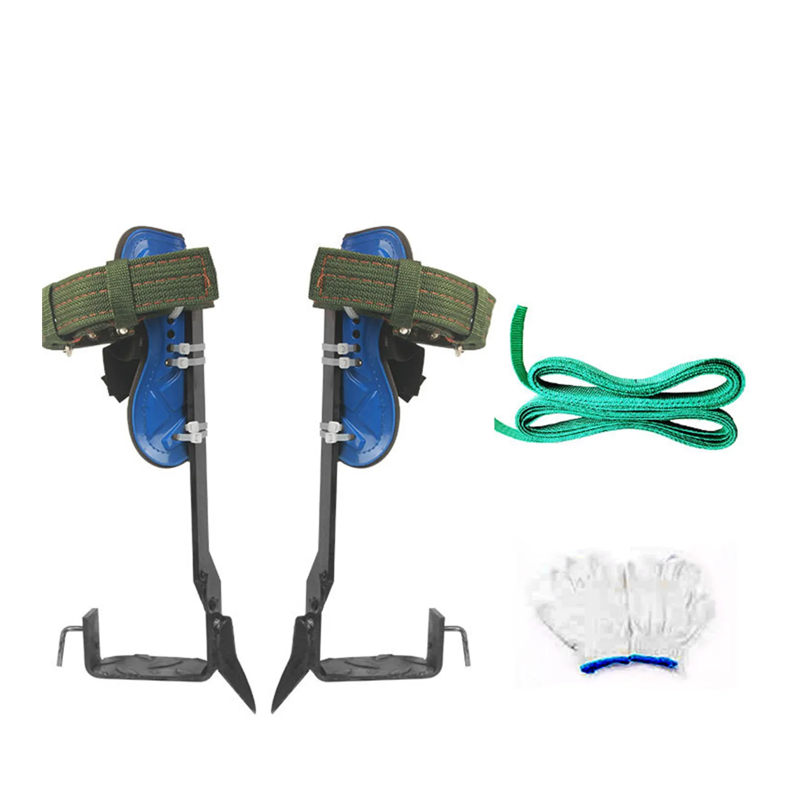 Adjustable Tree Climbing Spikes Thicken Steel Tree Climbing Gear Tree Climbing Non-skid Pedal For Climbers Logging Hunting 
Adjustable Tree Climbing Spikes Thicken Steel Tree Climbing Gear Tree Climbing Non-skid Pedal For Climbers Logging Hunting