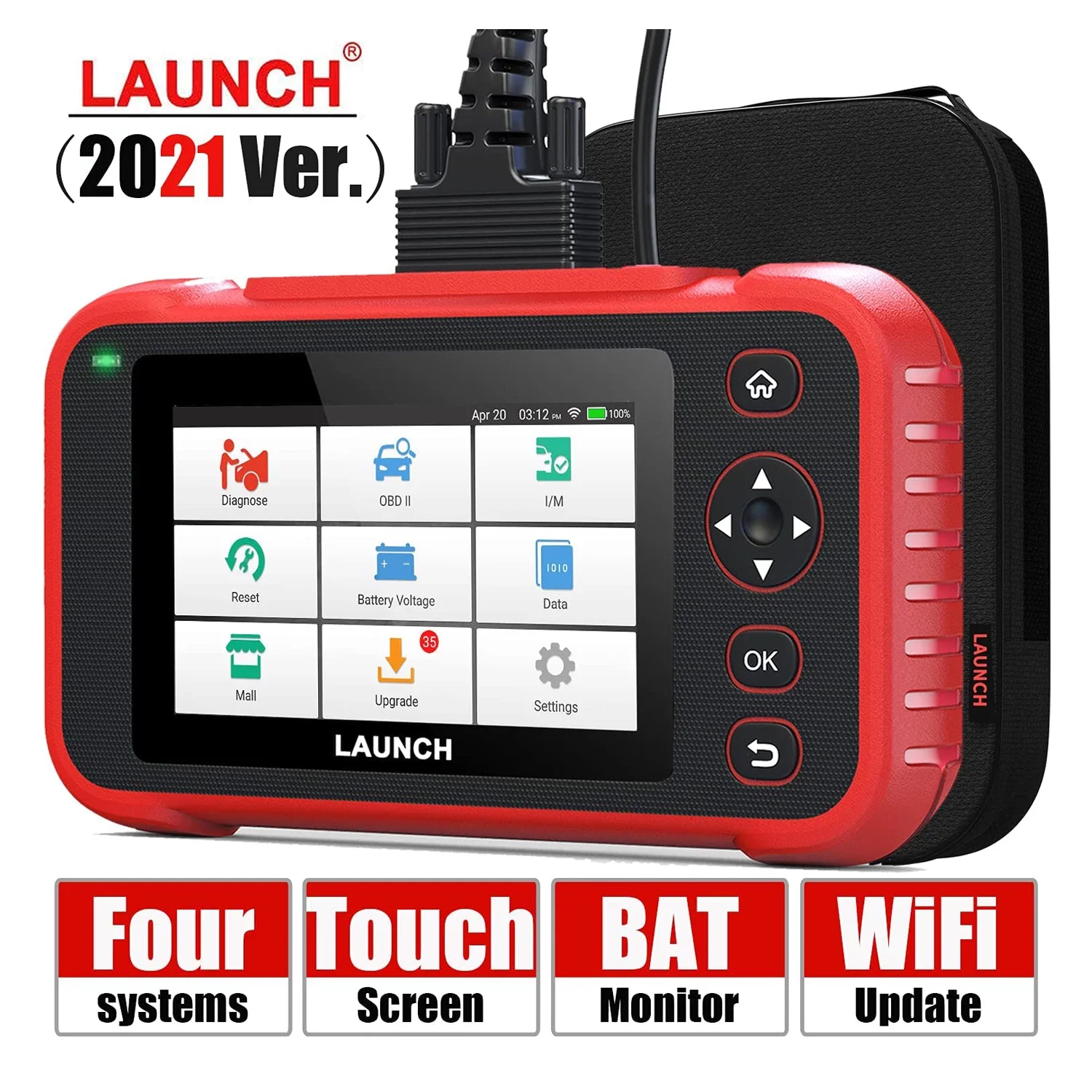 LAUNCH X431 CRP123i OBD2 Diagnostic Scanner Engine ABS SRS Transmission 4 System Code Reader Diagnostic Tool Free Update
LAUNCH X431 CRP123i OBD2 Diagnostic Scanner Engine ABS SRS Transmission 4 System Code Reader Diagnostic Tool Free Update