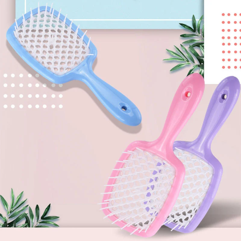 Tangled Hair Comb Detangling Hair Brush Massage Combs Hollow Out Wet Curly Hair Brushes Barber Comb Salon Hair Styling Tools
Tangled Hair Comb Detangling Hair Brush Massage Combs Hollow Out Wet Curly Hair Brushes Barber Comb Salon Hair Styling Tools