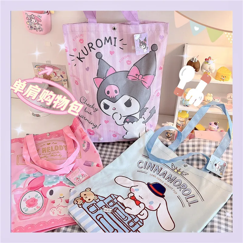 Sanrioed Kawaii Canvas Bag Shoulder Bag Shopping Bag Student Shoulder Bag Kuromi My Melody Kitty Bag
Sanrioed Kawaii Canvas Bag Shoulder Bag Shopping Bag Student Shoulder Bag Kuromi My Melody Kitty Bag