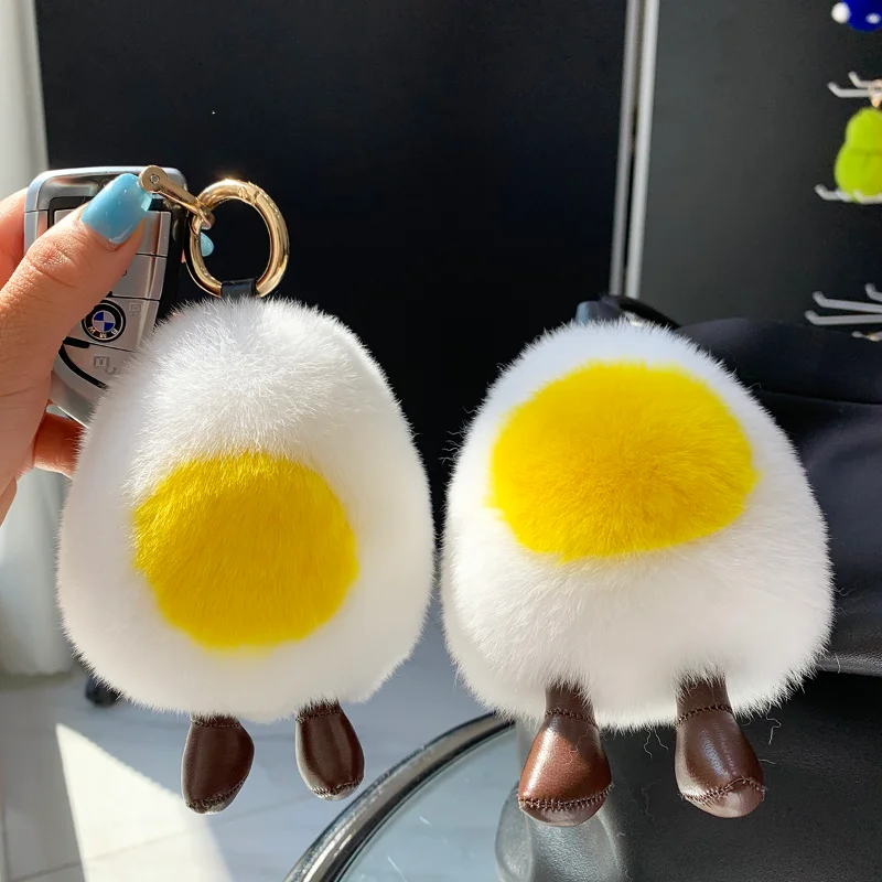 Egg Real Rabbit Fur Handmade Cute Keychains Key Chains Bag Accessory Car Handbag Keychain For Women Girls Keyrings Gifts
Egg Real Rabbit Fur Handmade Cute Keychains Key Chains Bag Accessory Car Handbag Keychain For Women Girls Keyrings Gifts