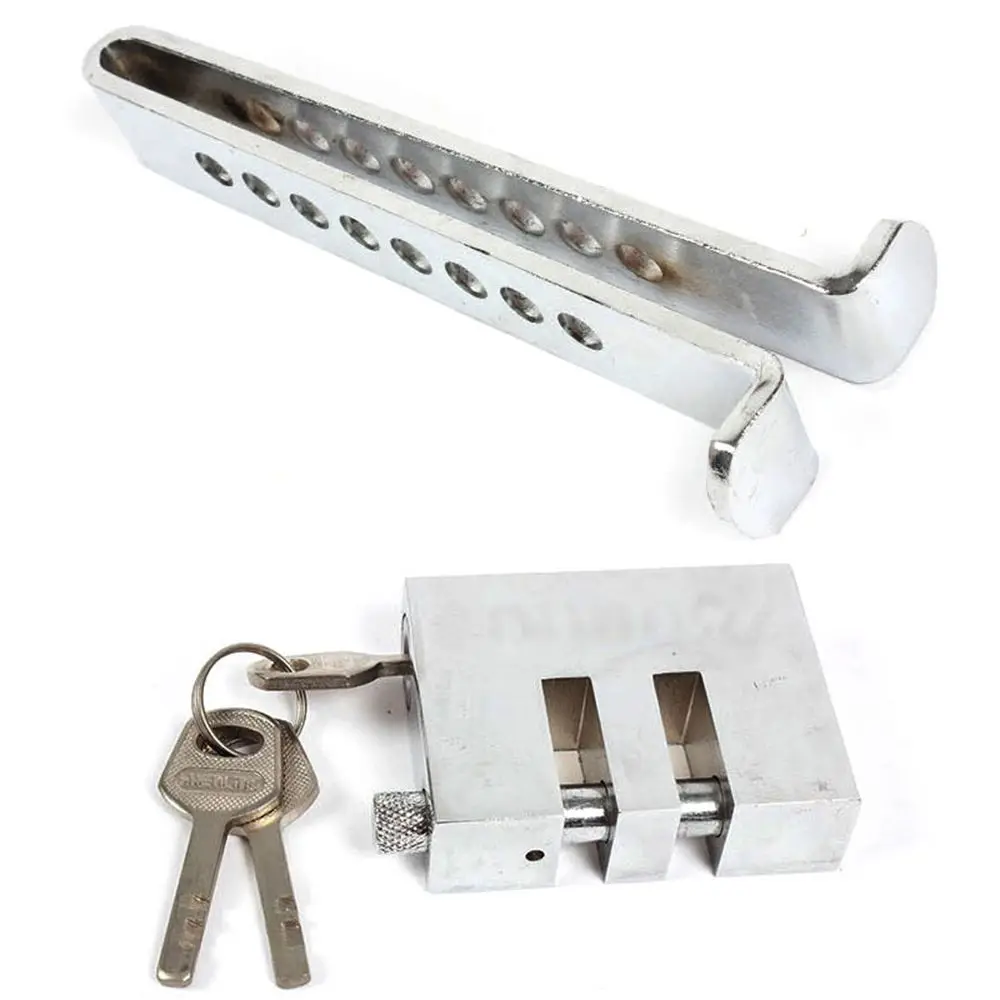 Silver Car Auto Strong Security Anti-theft Van Lock Anti-theft Clutch Lock Brake Pedal Lock
Silver Car Auto Strong Security Anti-theft Van Lock Anti-theft Clutch Lock Brake Pedal Lock