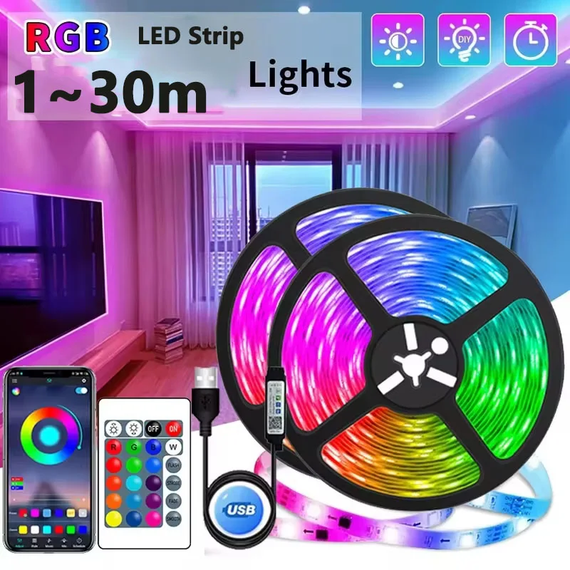 RGB Светодиодная лента USB 5В
RGB Светодиодная лента USB 5В