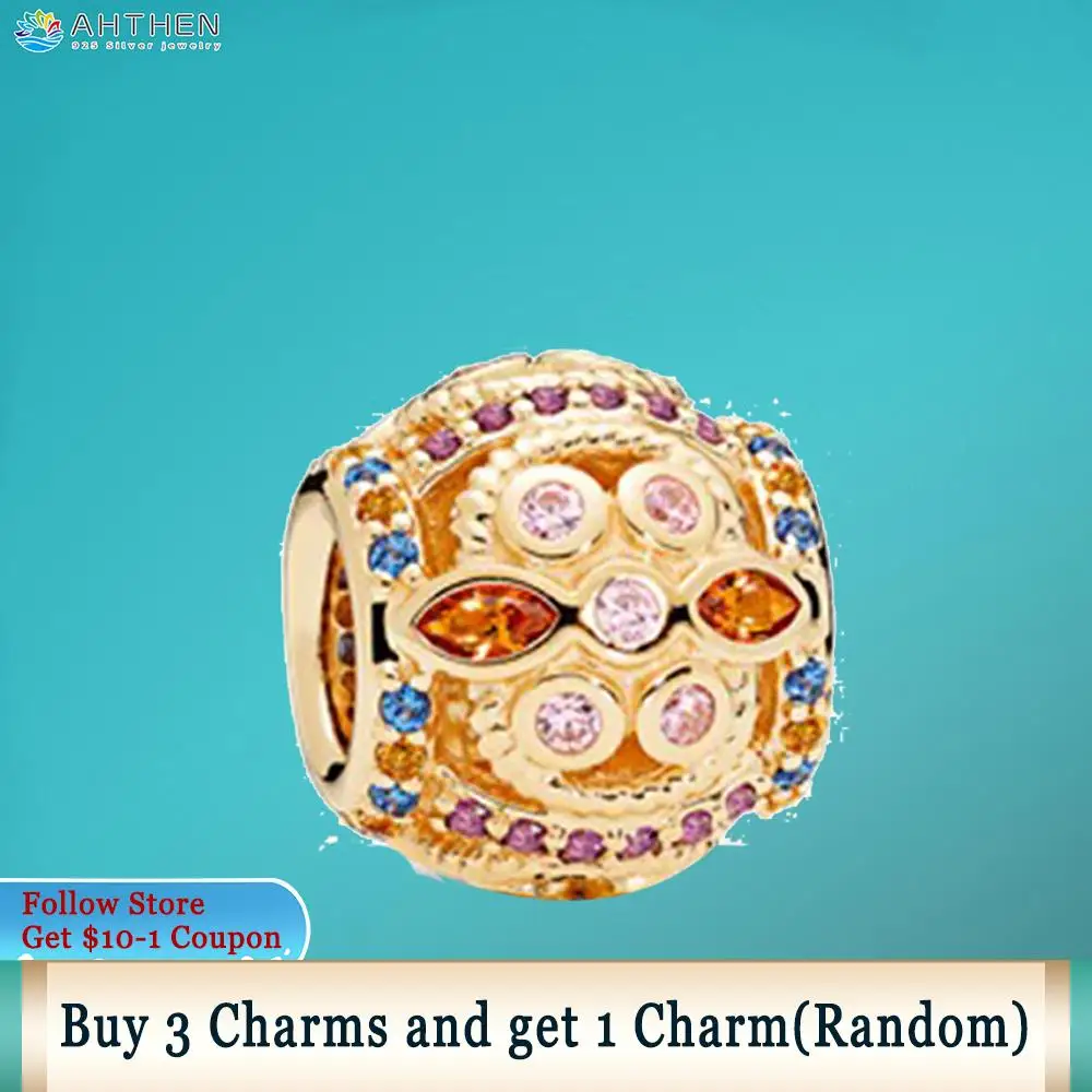 Ahthen 925 Sterling Silver Beads Abstract Cubic Zirconia Charms fit Original Pandora Bracelets Women DIY Jewelry
Ahthen 925 Sterling Silver Beads Abstract Cubic Zirconia Charms fit Original Pandora Bracelets Women DIY Jewelry