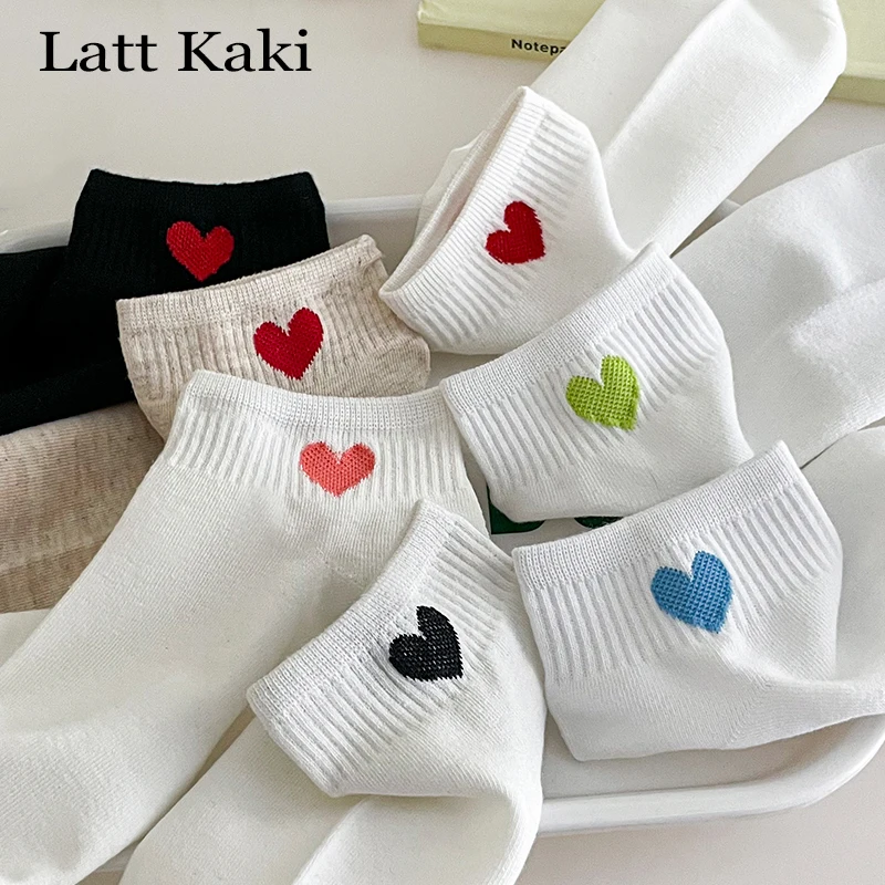 7 Pairs/Lot Ankle Socks For Women New Korean Style Heart Cute White Socks Female Breathable Lady Cotton Socks Short Embroidery
7 Pairs/Lot Ankle Socks For Women New Korean Style Heart Cute White Socks Female Breathable Lady Cotton Socks Short Embroidery