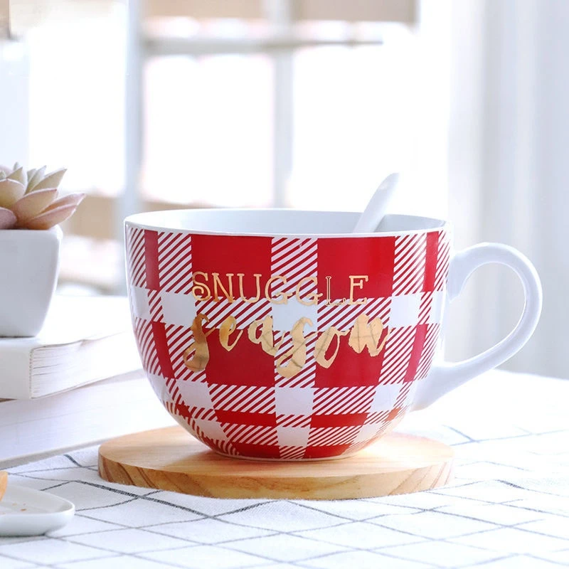 Large ceramic mug Korean cute ins oversized mug oatmeal breakfast mug with lid christmas mugs cute cup rugrats moomin
Large ceramic mug Korean cute ins oversized mug oatmeal breakfast mug with lid christmas mugs cute cup rugrats moomin