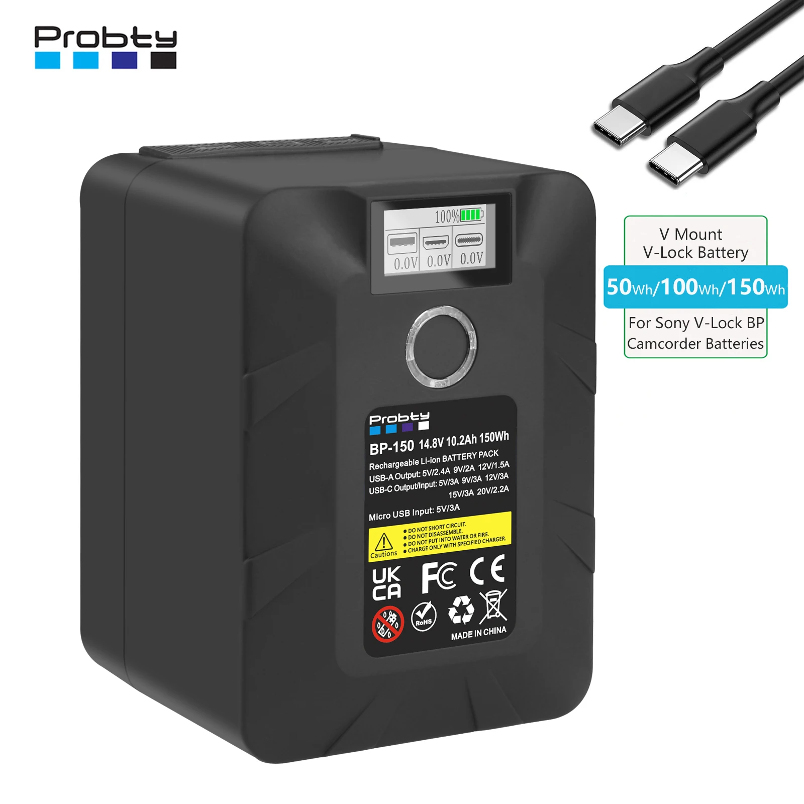 Mini V-Mount Battery PD USB-C charge D-TAP USB-C/-A Output For BMPCC 4/6K Pro ZCAM Canon EOS R5C for Sony Camcorders FX3
Mini V-Mount Battery PD USB-C charge D-TAP USB-C/-A Output For BMPCC 4/6K Pro ZCAM Canon EOS R5C for Sony Camcorders FX3