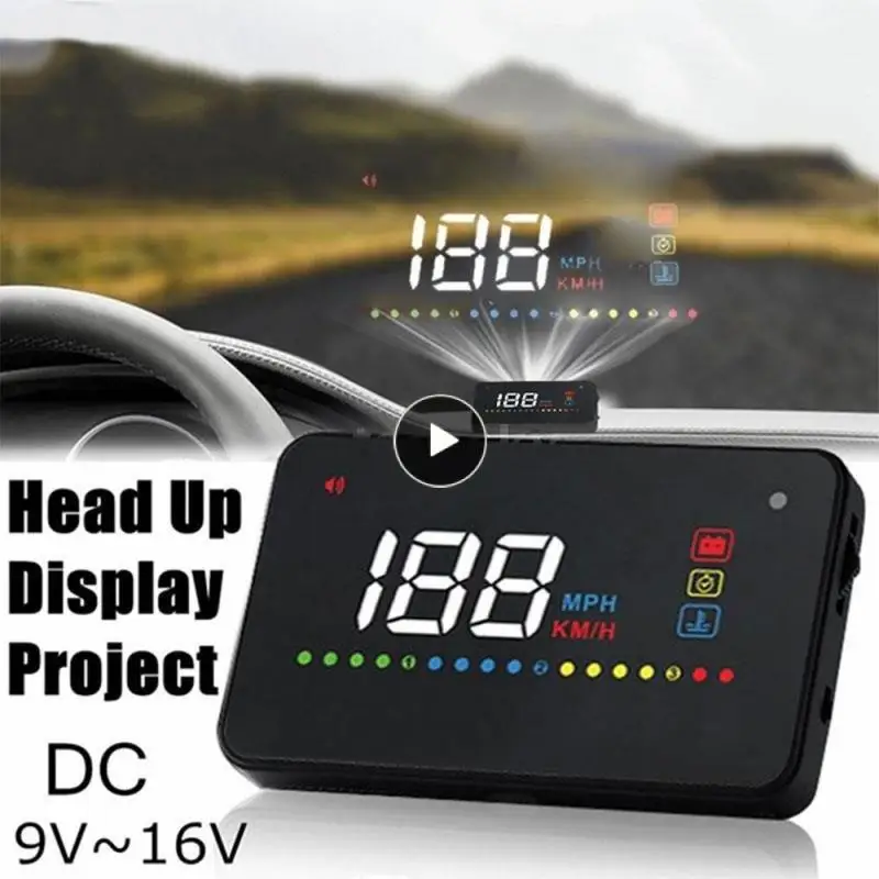 New Arrival 3.5Inch HUD Projector Head Up Display Speed Warning Fuel OBD II Speedometer KM/H Display System Car-styling 
New Arrival 3.5Inch HUD Projector Head Up Display Speed Warning Fuel OBD II Speedometer KM/H Display System Car-styling