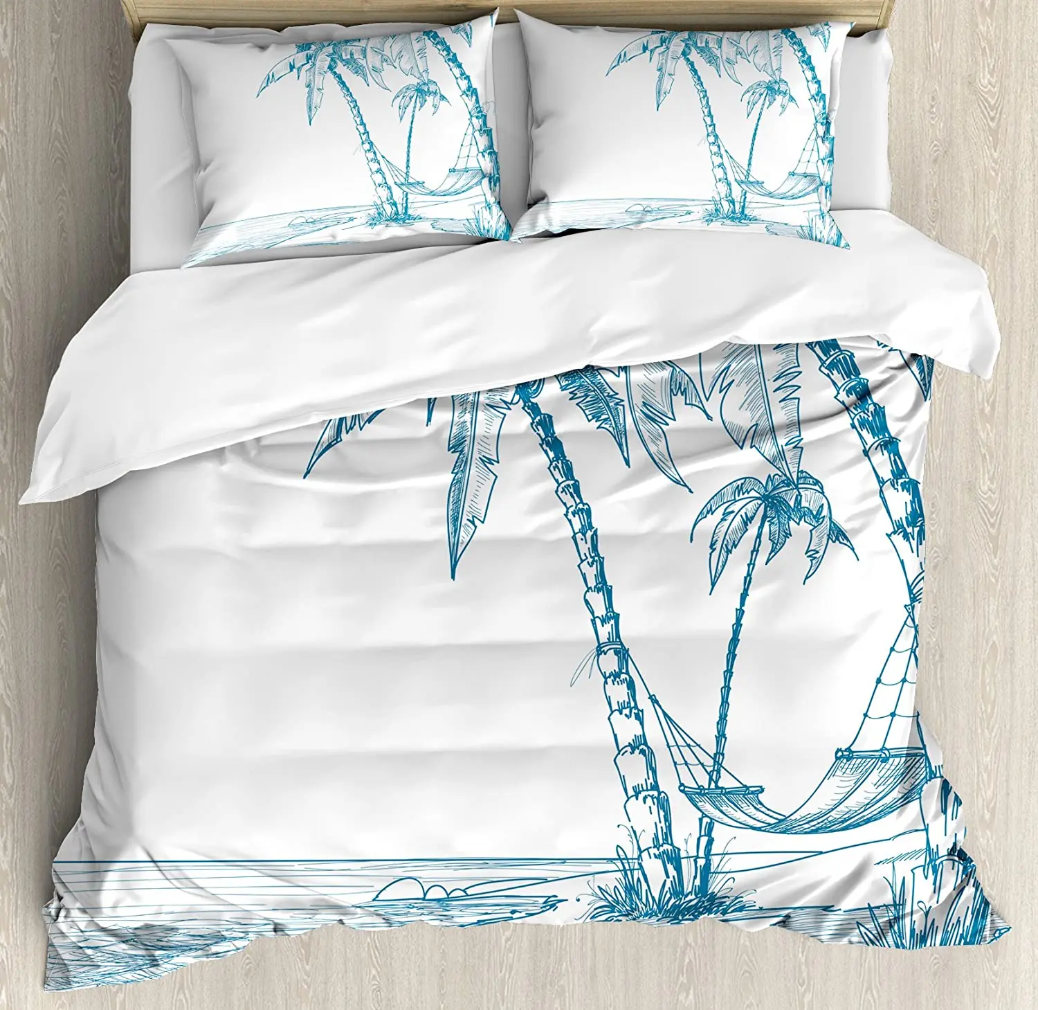 Tropical 3pcs Bedding Set Modern Illustration of a Tropical Beac Duvet Cover Set Bed Set Quilt Cover Pillow Case Comforter Cover
Tropical 3pcs Bedding Set Modern Illustration of a Tropical Beac Duvet Cover Set Bed Set Quilt Cover Pillow Case Comforter Cover