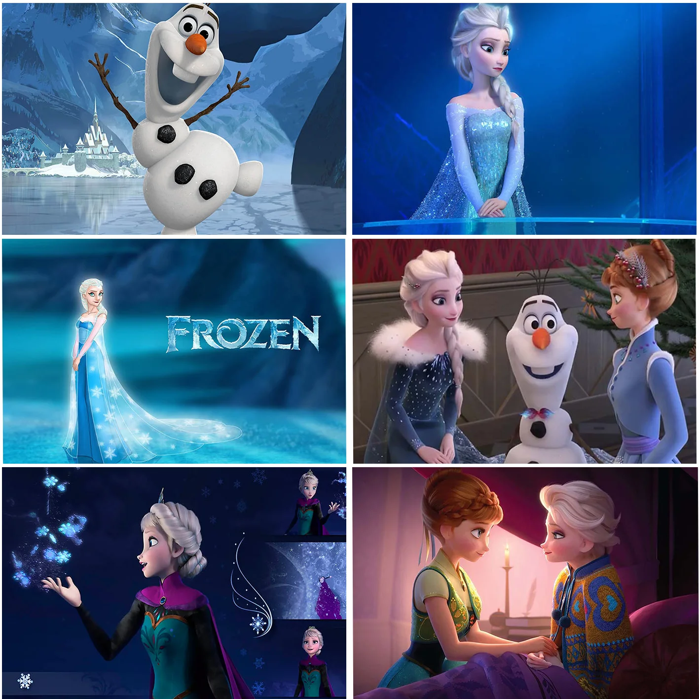 

Disney Frozen Elsa Anna Princess Backdrop Kids Girls Birthday Party Snow Queen Winter Ice Photo Background Photozone Decor
