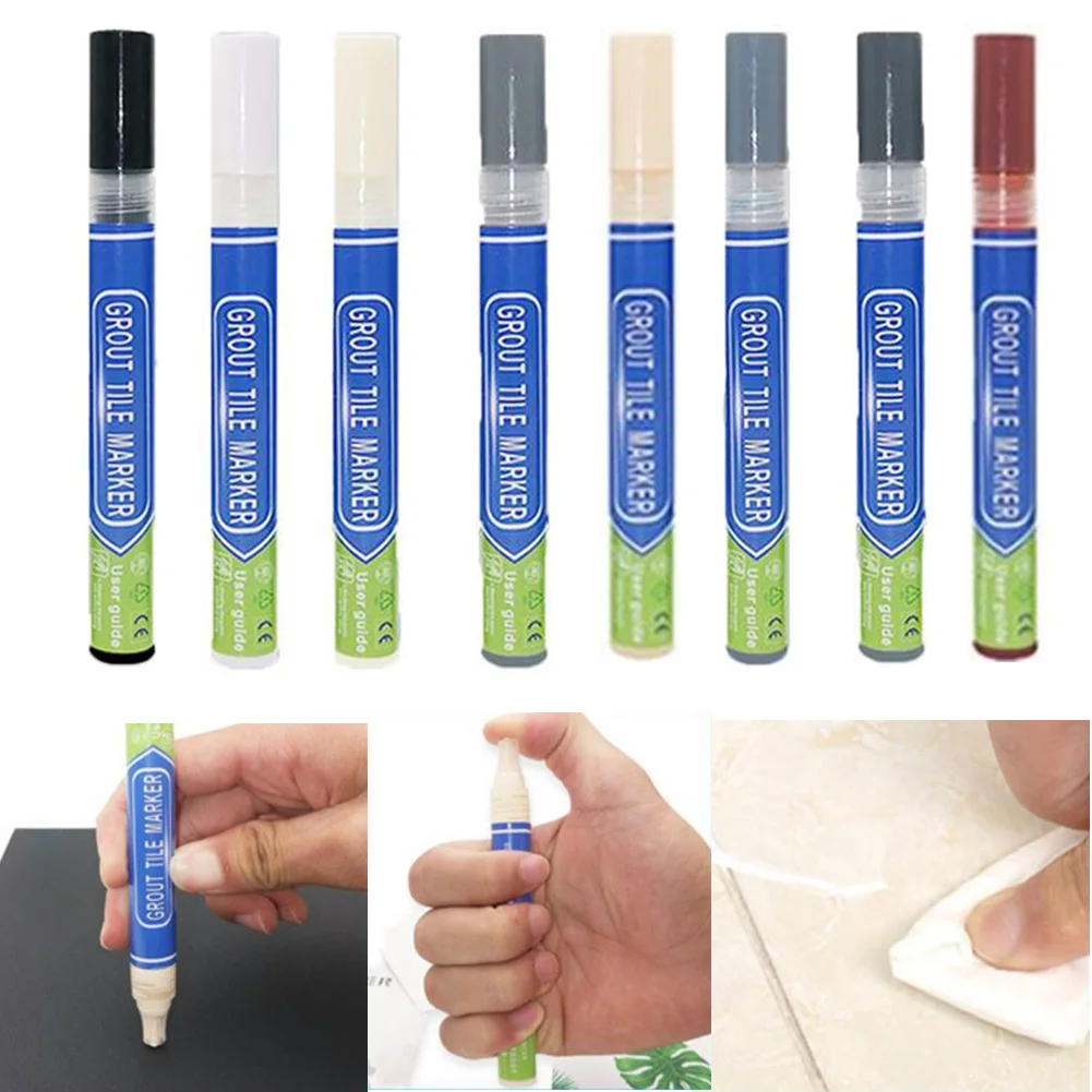 Grout Pen Color Waterproof Tile Gap Repair Pen Tile Refill Grout Pen Mouldproof Filling Agents Porcelain Bathroom Paint Cleaner
Grout Pen Color Waterproof Tile Gap Repair Pen Tile Refill Grout Pen Mouldproof Filling Agents Porcelain Bathroom Paint Cleaner