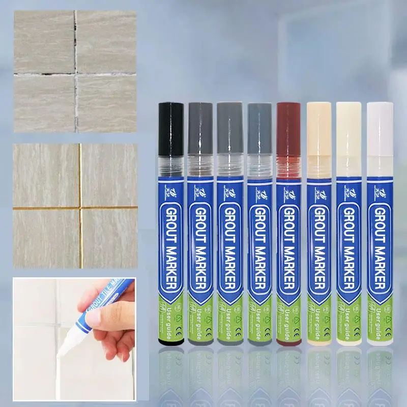 Tile Grout Pen Waterproof Marker Wall Seam Color Pen For Tiles Floor Bathroom Decontamination Seam Repair Cleaner Agents Paint
Tile Grout Pen Waterproof Marker Wall Seam Color Pen For Tiles Floor Bathroom Decontamination Seam Repair Cleaner Agents Paint