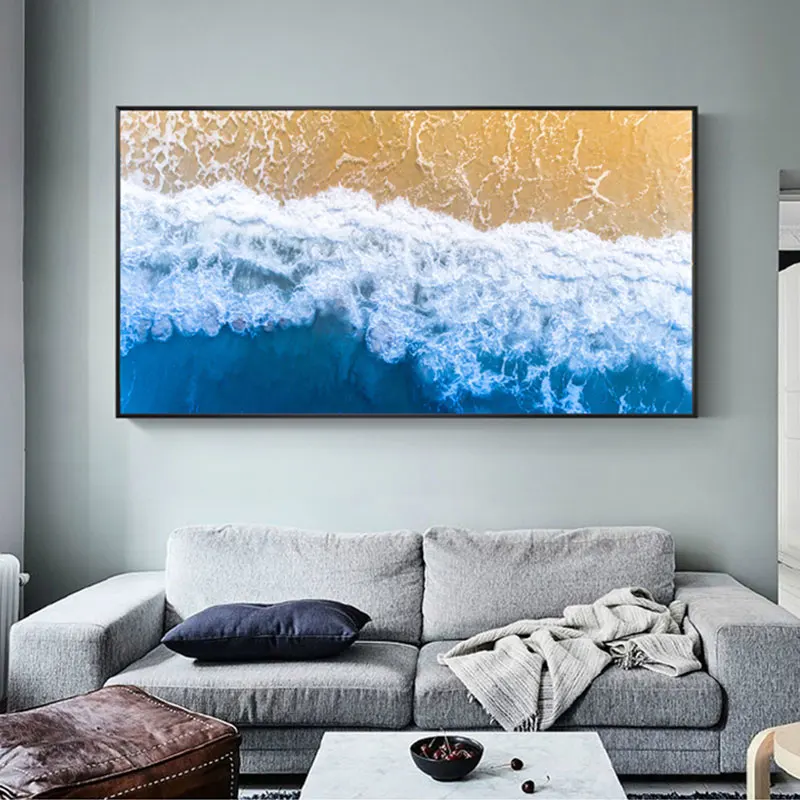 Nordic Blue Waves Beach Landscape Poster Prints Scandinavian Seascape Canvas Painting Living Room Home Decor HD Wall Art Picture
Nordic Blue Waves Beach Landscape Poster Prints Scandinavian Seascape Canvas Painting Living Room Home Decor HD Wall Art Picture