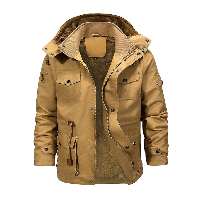 Men Autumn Brand New Business Casual Thick Fleece Warm Hooded Parkas Jacket Coat Men Winter Outwear Waterproof Pockets Parka Men
Men Autumn Brand New Business Casual Thick Fleece Warm Hooded Parkas Jacket Coat Men Winter Outwear Waterproof Pockets Parka Men