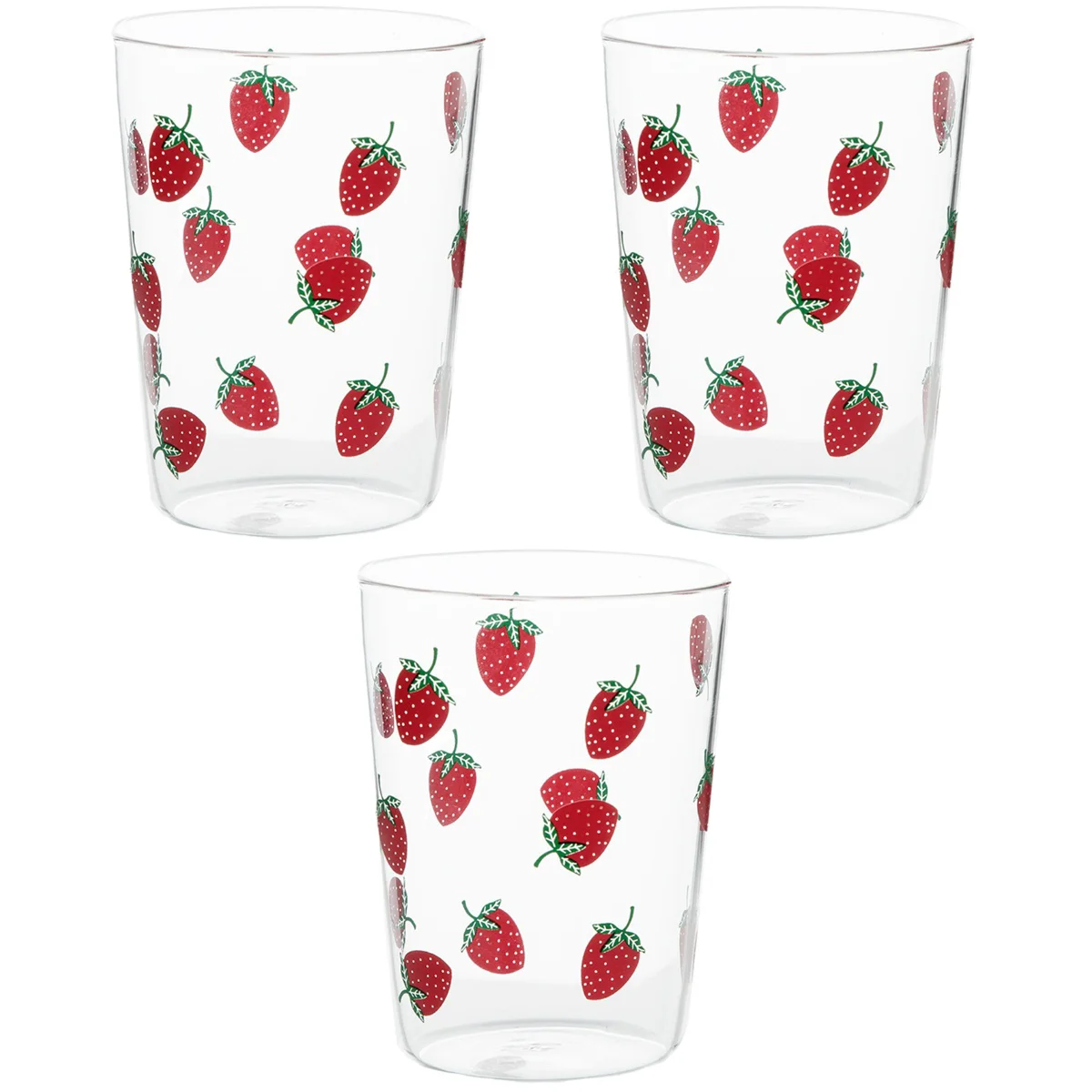 3 pcs Clear Glass Tea Cup Glass Beverage Mug Beer Cups Cappuccino Cup Lovely Strawberry Clear Mug Tea Cup 
3 pcs Clear Glass Tea Cup Glass Beverage Mug Beer Cups Cappuccino Cup Lovely Strawberry Clear Mug Tea Cup