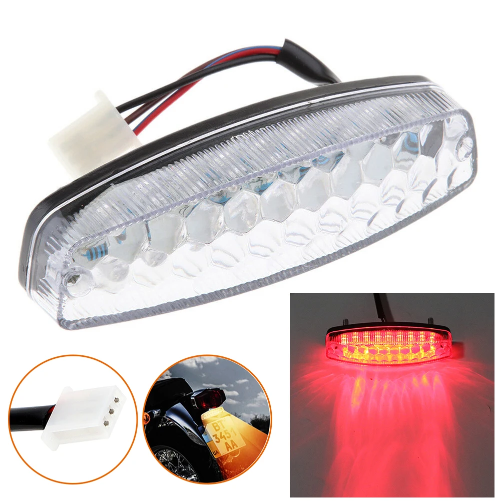 1 Pcs Motorcycle Rear Brake Light Running Turn Signal Lamp Universal 12V Red Flash LED Tail Light For Motorcycle ATV Quad Kart
1 Pcs Motorcycle Rear Brake Light Running Turn Signal Lamp Universal 12V Red Flash LED Tail Light For Motorcycle ATV Quad Kart