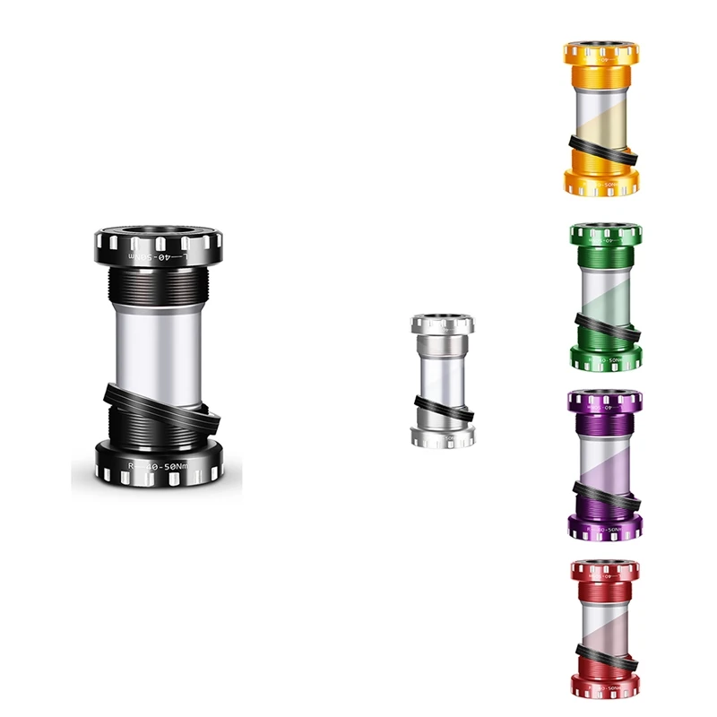 Bicycle Bottom Bracket Aluminum Waterproof BSA 68/73Mm Screw/Thread Type Crankset Bearings Bicycle Axis Parts
Bicycle Bottom Bracket Aluminum Waterproof BSA 68/73Mm Screw/Thread Type Crankset Bearings Bicycle Axis Parts