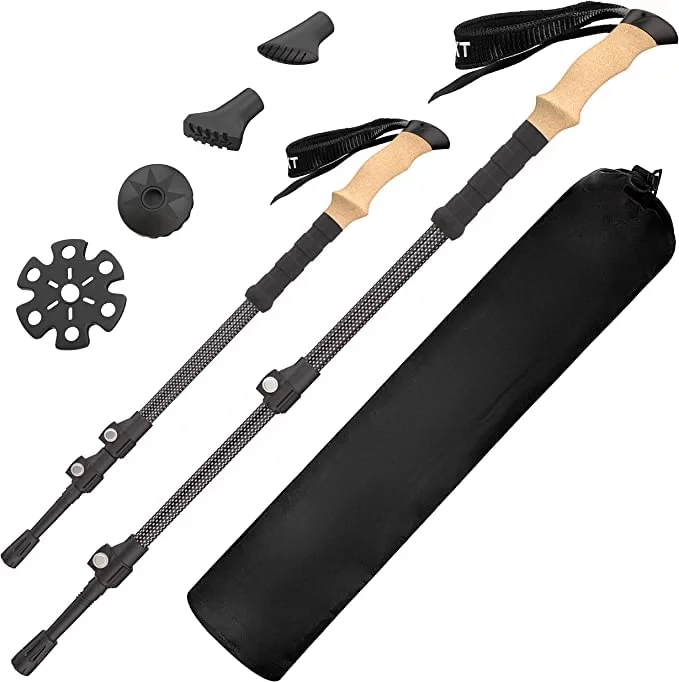 

Fibre Hiking Poles - Collapsible Trekking Poles