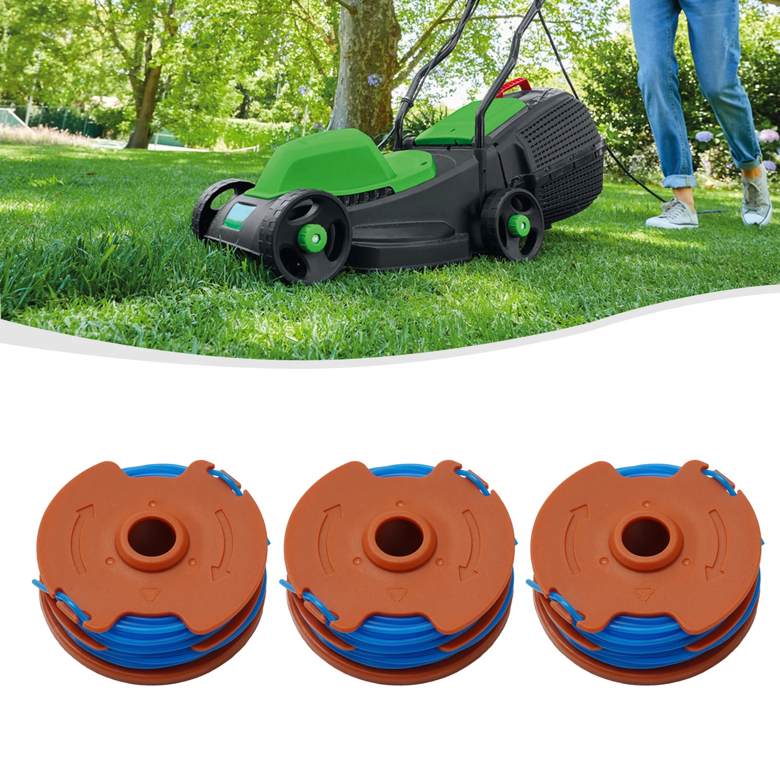 Spool & Line For Qualcast GGT4401, GGT4502 & GGT600A1, GT25 350 Watt Lawn Mower Accessories Cutting Line Head For Strimmer
Spool & Line For Qualcast GGT4401, GGT4502 & GGT600A1, GT25 350 Watt Lawn Mower Accessories Cutting Line Head For Strimmer