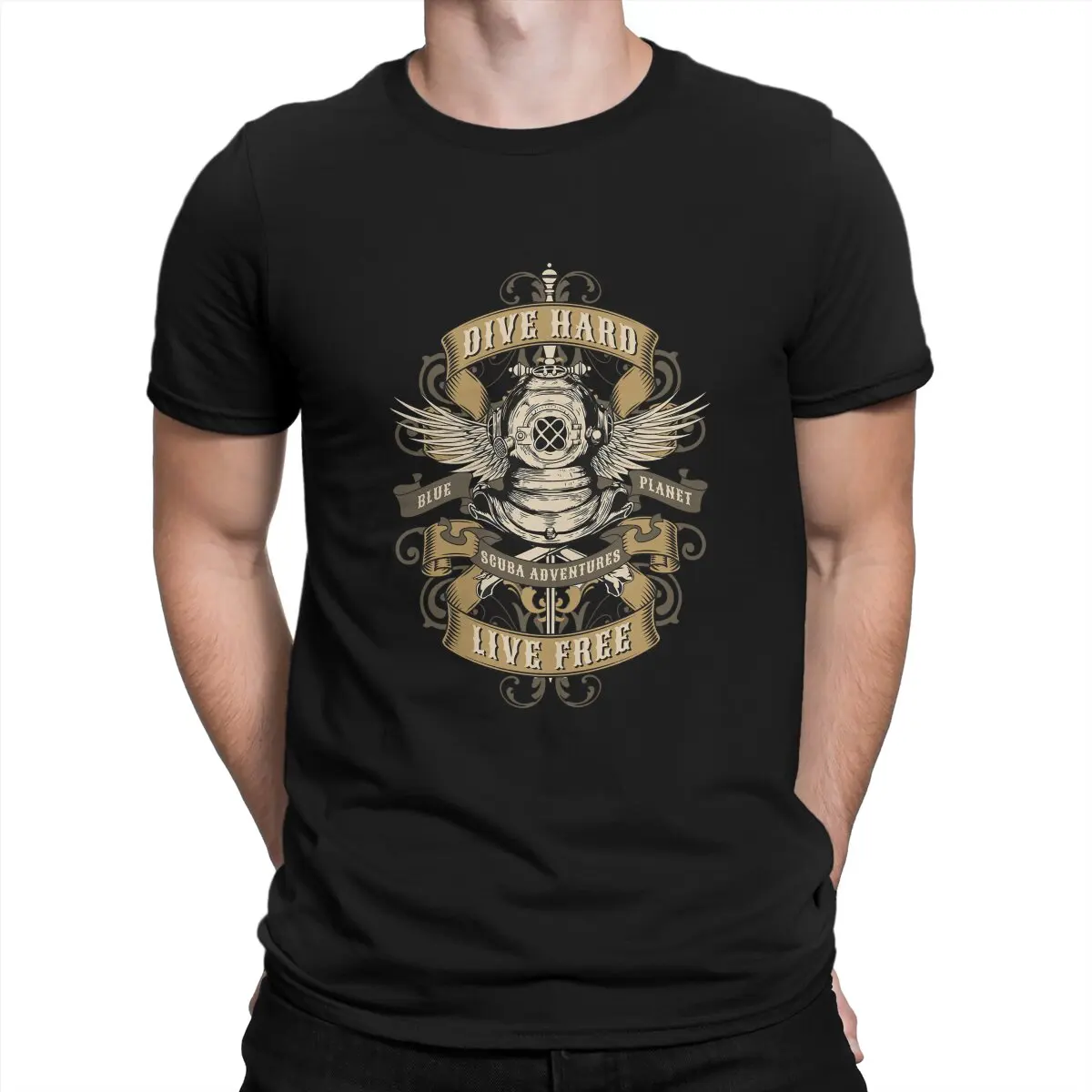 Dive Scuba Diving Polyester TShirt Dive Hard Live Free Die Hard Diver Elegant T Shirt Leisure Men Tee Shirt Printing Trendy
Dive Scuba Diving Polyester TShirt Dive Hard Live Free Die Hard Diver Elegant T Shirt Leisure Men Tee Shirt Printing Trendy