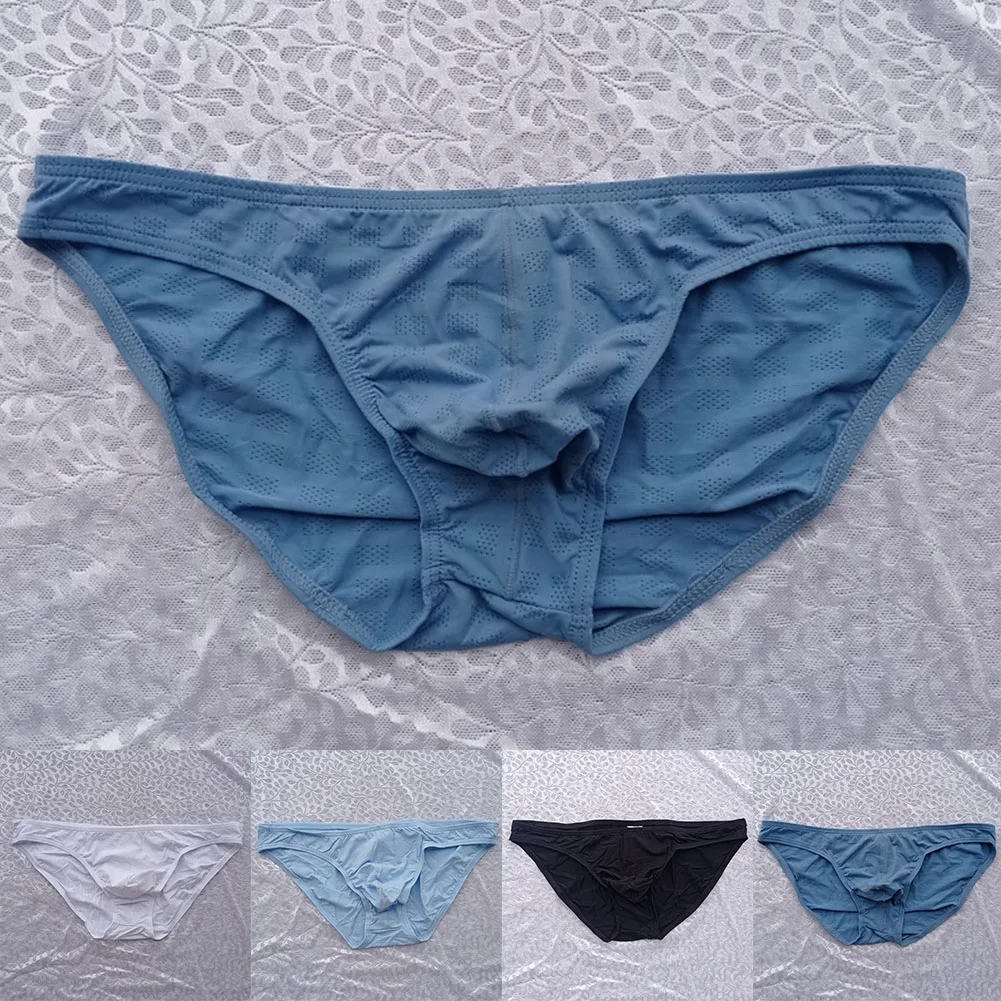 Comfy Men Briefs Underpants Underwear Pouch Stretchy U Pouch Boxer Brief Ice Silk Ultra-thin Panties Solid Color Sleepwear
Comfy Men Briefs Underpants Underwear Pouch Stretchy U Pouch Boxer Brief Ice Silk Ultra-thin Panties Solid Color Sleepwear