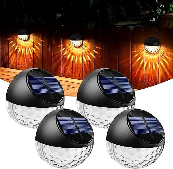 4pcs Outdoor Patio Solar Fence Lighting With Bright Warm Light IP65 Waterproof Solar Wall Lamp For Nursery Garden Balcony Decora
4pcs Outdoor Patio Solar Fence Lighting With Bright Warm Light IP65 Waterproof Solar Wall Lamp For Nursery Garden Balcony Decora