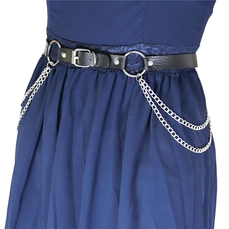 Women Belt PU Leather Pin Buckle Punk Wind Jeans New style fashion Female Black Free Size Grommet Belts For Pants
Women Belt PU Leather Pin Buckle Punk Wind Jeans New style fashion Female Black Free Size Grommet Belts For Pants