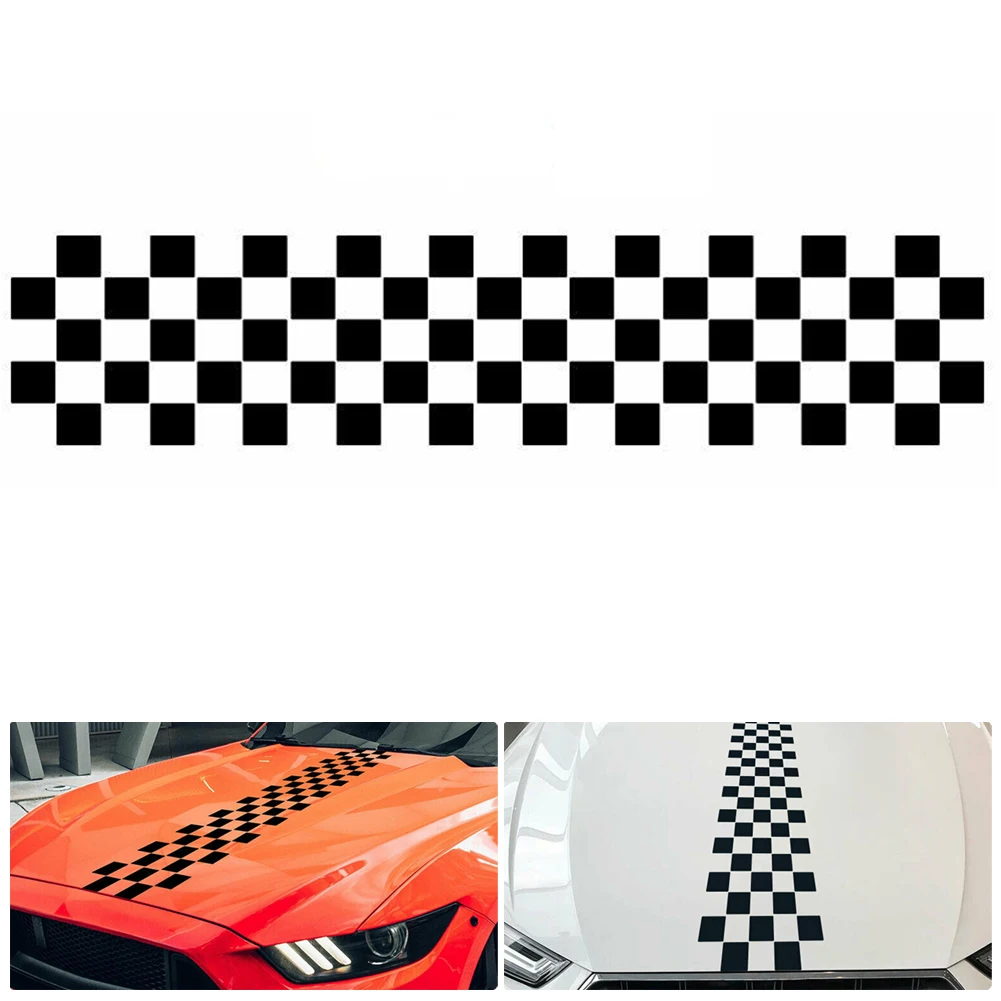 Car Hood Decals Vinyl Stickers Black White Stripes Plaids For Racing SUV Truck Universal Waterproof Car Accessories 27cm×120cm
Car Hood Decals Vinyl Stickers Black White Stripes Plaids For Racing SUV Truck Universal Waterproof Car Accessories 27cm×120cm