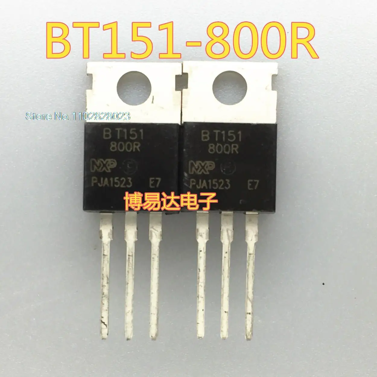 20PCS/LOT BT151-800R 12A800V BT151 TO-220 
20PCS/LOT BT151-800R 12A800V BT151 TO-220