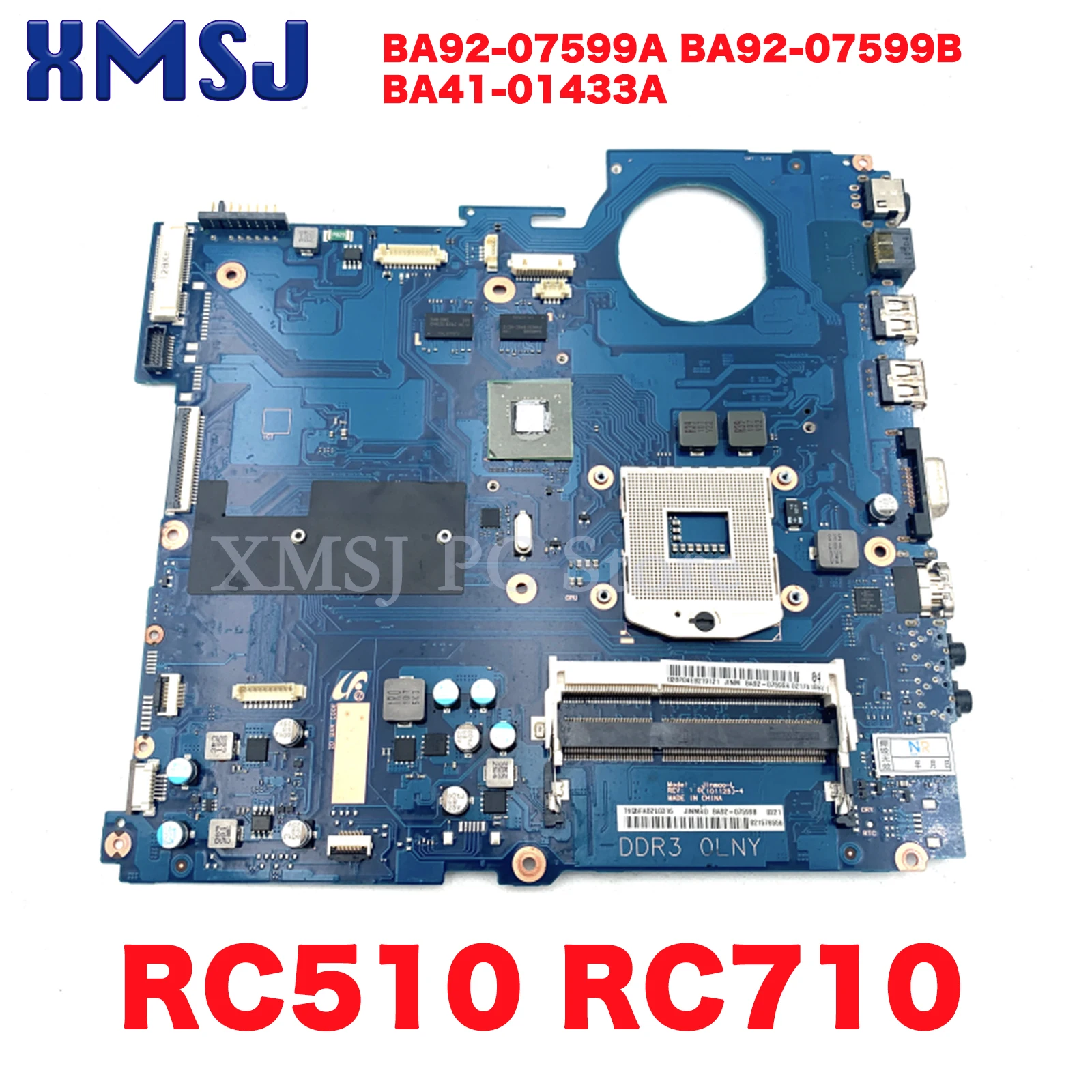 XMSJ For Samsung RC510 RC710 BA92-07599A BA92-07599B BA41-01433A Laptop Motherboard HM55 GeForce 315M Free CPU Main Board
XMSJ For Samsung RC510 RC710 BA92-07599A BA92-07599B BA41-01433A Laptop Motherboard HM55 GeForce 315M Free CPU Main Board