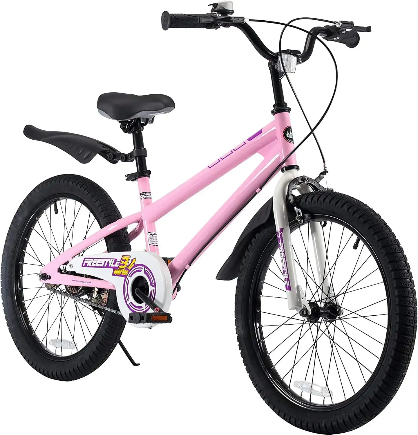 Freestyle Kid's Bike 20 In. Girl's and Boy's Kid's Pink and Black with Kickstand
Freestyle Kid's Bike 20 In. Girl's and Boy's Kid's Pink and Black with Kickstand