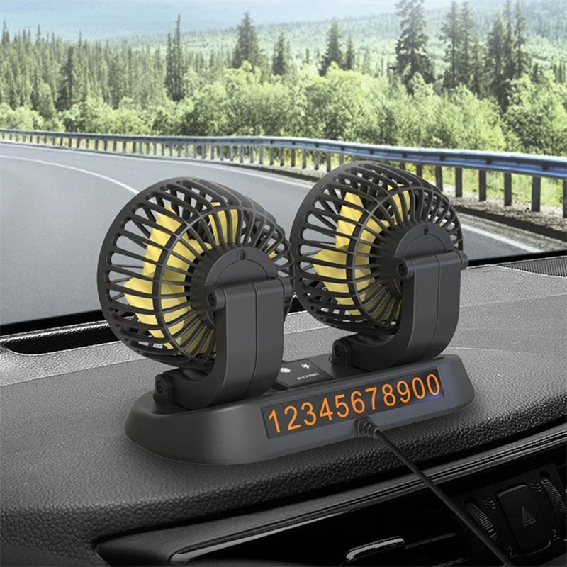 12V/24V Car Dual Fan Car Interior Accessories 360 Degrees-round Car Cooling Accessories Swing Fan Ventilation Board Summer
12V/24V Car Dual Fan Car Interior Accessories 360 Degrees-round Car Cooling Accessories Swing Fan Ventilation Board Summer