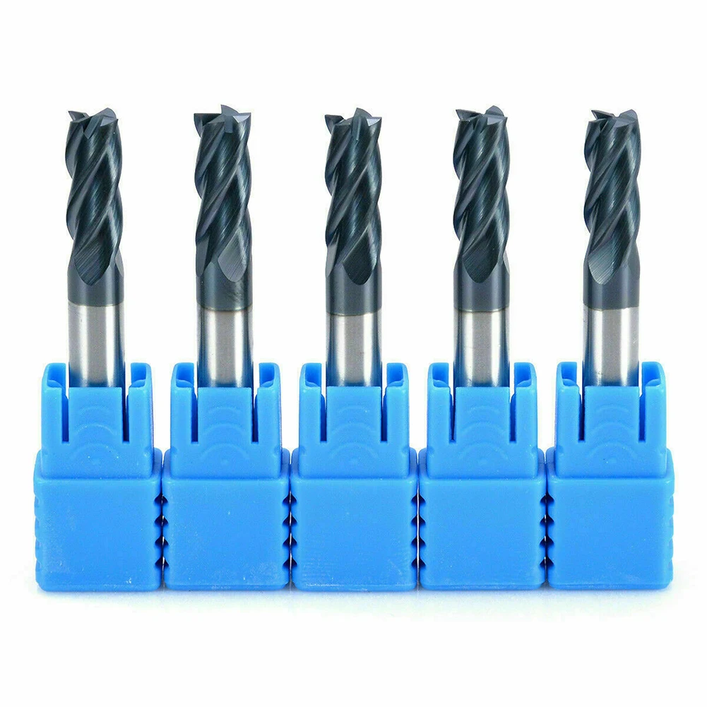 5Pcs HRC45 End Mill 4Flute Shank Tungsten Carbide Cutter CNC Router Bit Milling Tool End Milling Cutter Workwooking Tools
5Pcs HRC45 End Mill 4Flute Shank Tungsten Carbide Cutter CNC Router Bit Milling Tool End Milling Cutter Workwooking Tools