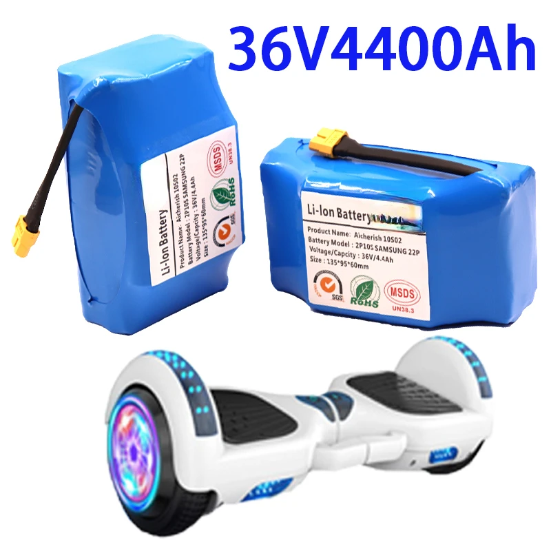 Original 36v 4.4Ah Rechargeable Lithium Battery 10S2P 4400mAh 18650 Self Balancing Scooter Twist Car Batteries Unicycle
Original 36v 4.4Ah Rechargeable Lithium Battery 10S2P 4400mAh 18650 Self Balancing Scooter Twist Car Batteries Unicycle